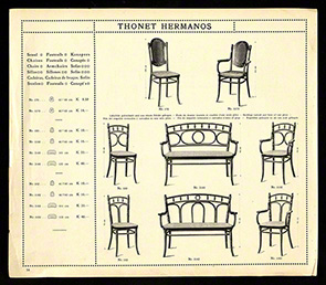 Thonet-Katalogseite