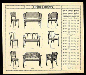 Thonet-Katalogseite