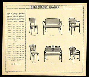 Thonet-Katalogseite