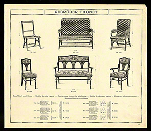 Thonet-Katalogseite