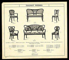 Thonet-Katalogseite