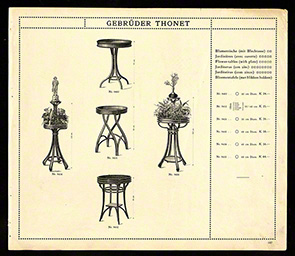 Thonet-Katalogseite