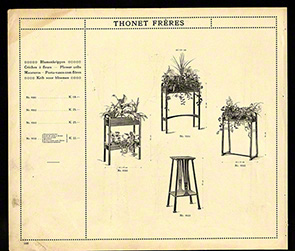 Thonet-Katalogseite