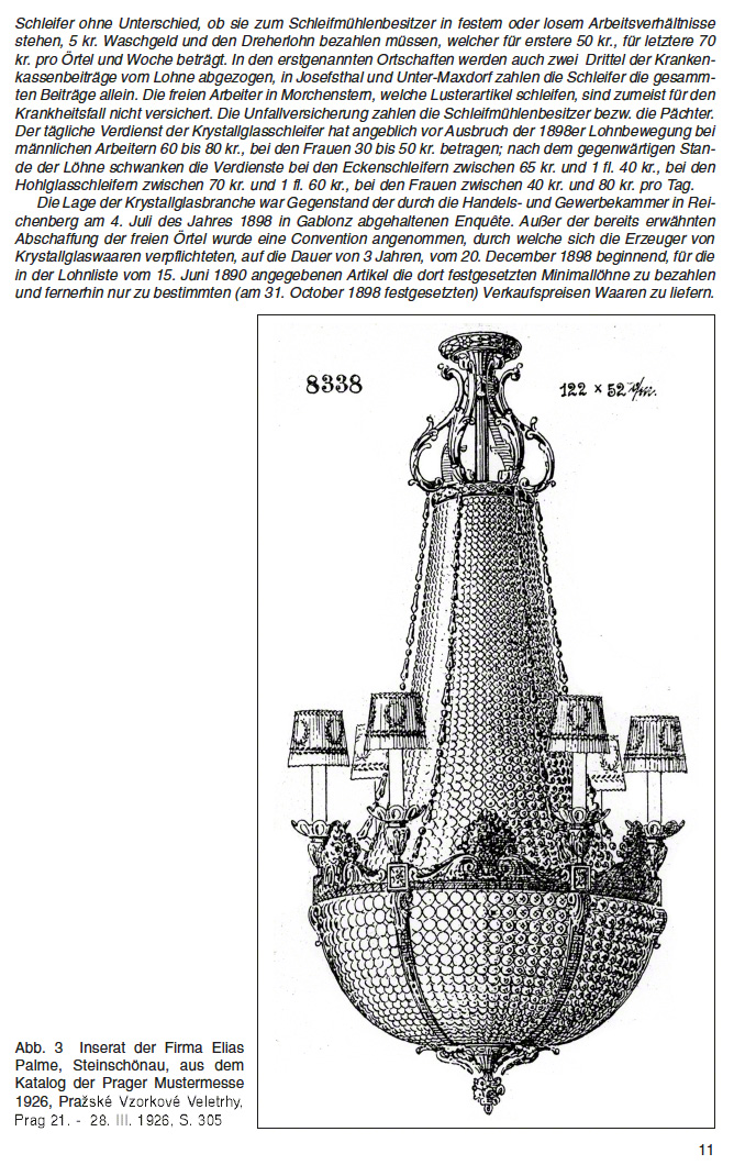 Böhmischer Lusterbehang