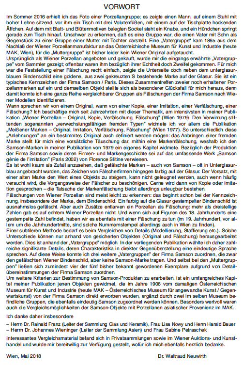 Wiener Porzellan oder Samson, Paris