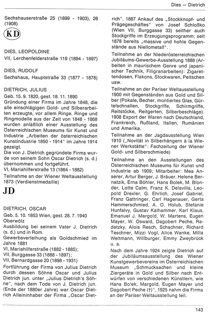 Neuwirth Lexikon Gold- und Silberschmiede I