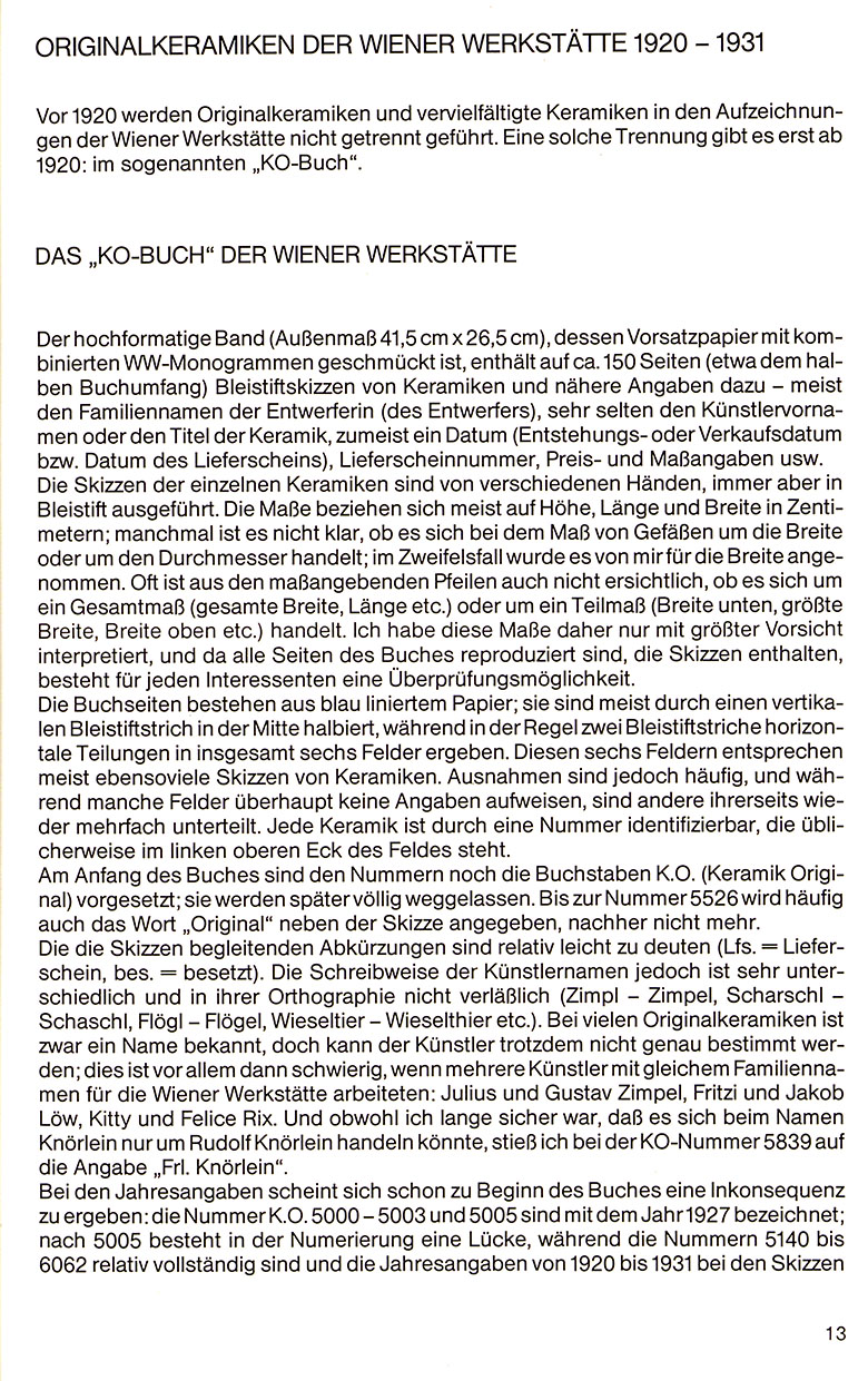 1981-WW Originalkeramiken