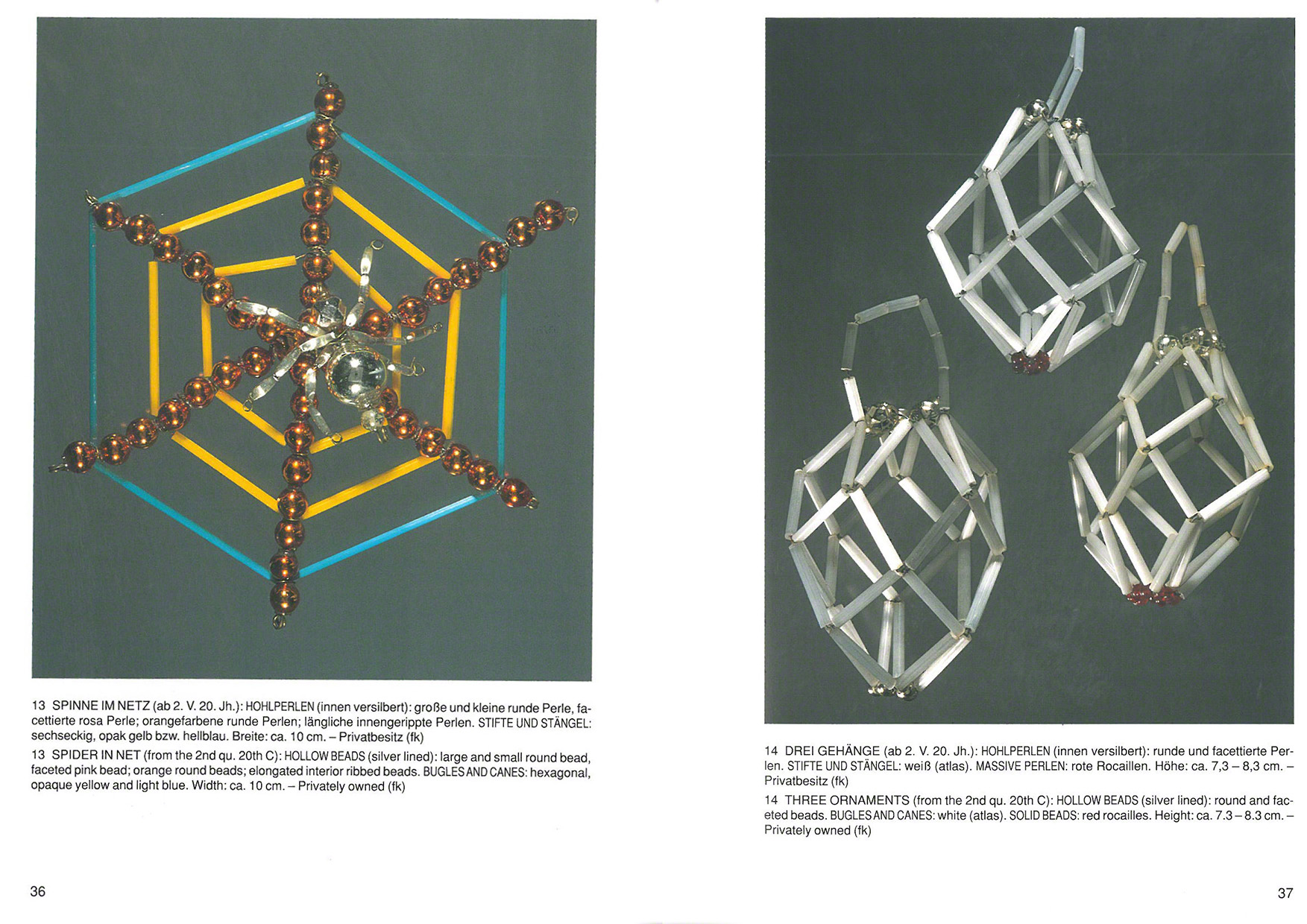 Glasperlen-Christbaumschmuck